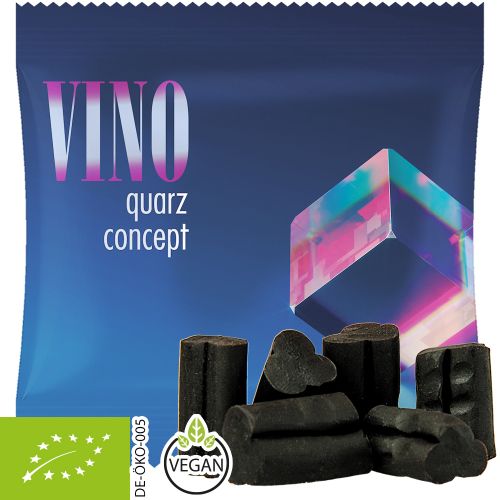 Organic liquorice twisters, ca. 15g, midi bag