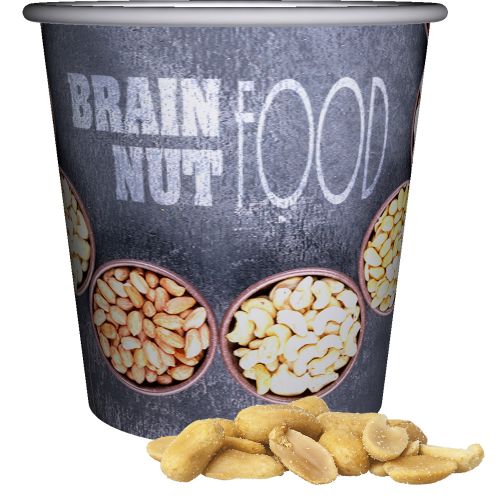 Salted peanuts, ca. 40g, mini snack cup