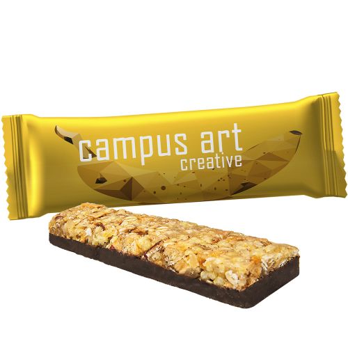 Cereal bar chocolate banana, ca. 25g, flowpack