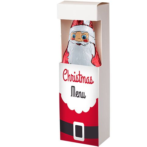 Organic chocolate Santa Claus, ca. 75g, folding box