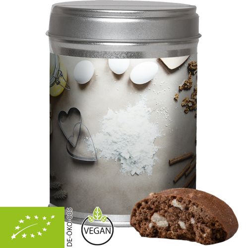 organic paracini, ca. 50g, dual tin with label