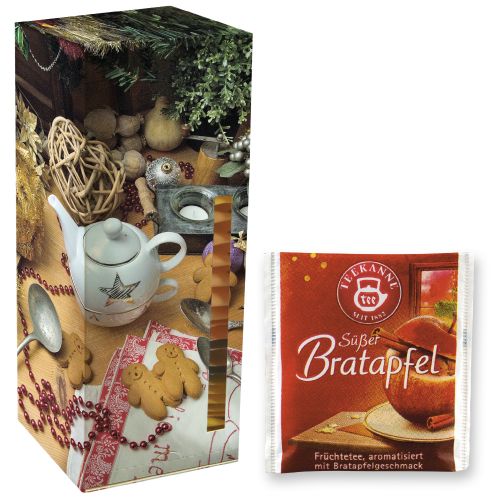 Tea bag baked apple, 24 piece, 60g, folding box teatower