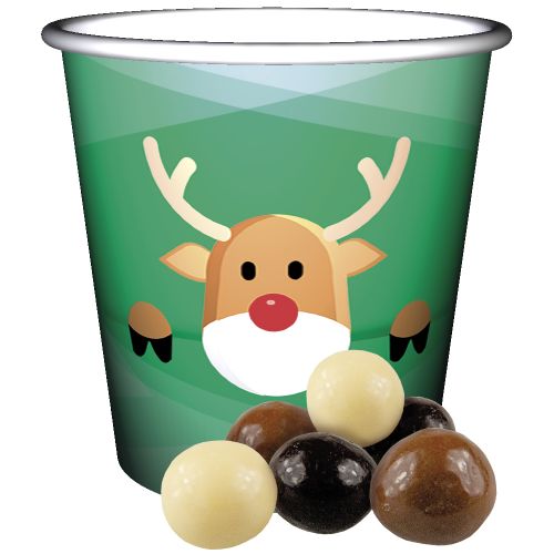 Choco crispy balls, ca. 30g, mini snack cup