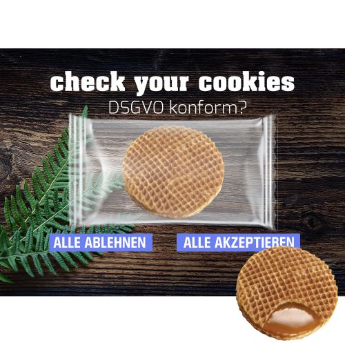 Caramel sandwich waffle, ca. 8g, express promotional card with print