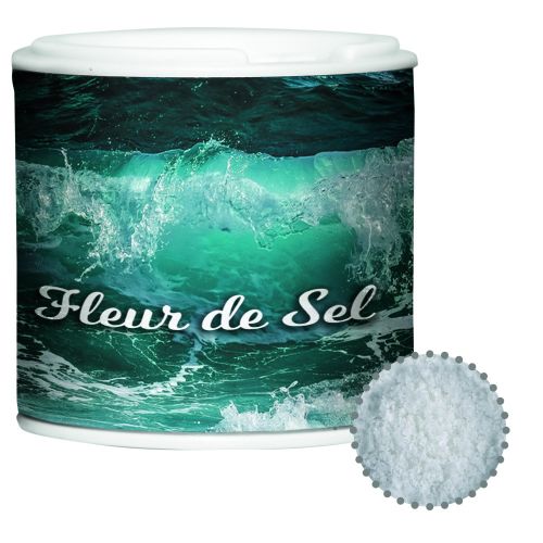 Sea salt flakes, ca. 35g, cardboard spice shaker with label