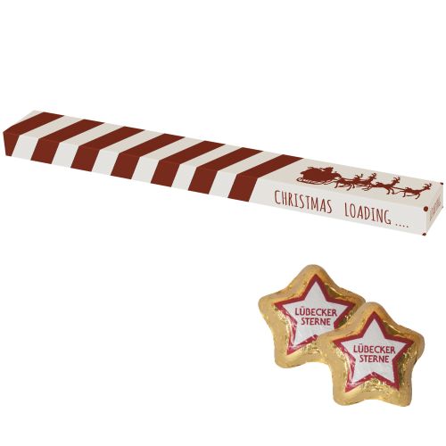 luebecker marzipan stars, ca. 108g, present-bar