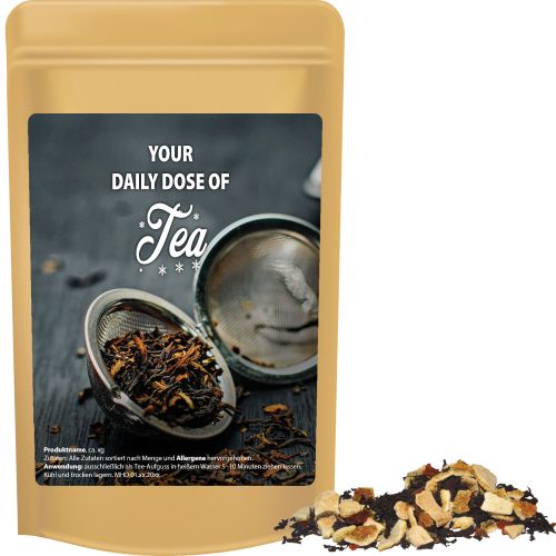 Winter days tea, ca. 20g, mini stand up pouch with label