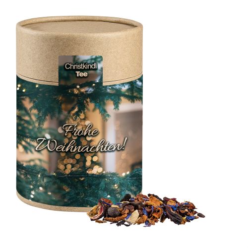 Christkindl tea, ca. 120g, biodegradable eco cardboard can maxi with label