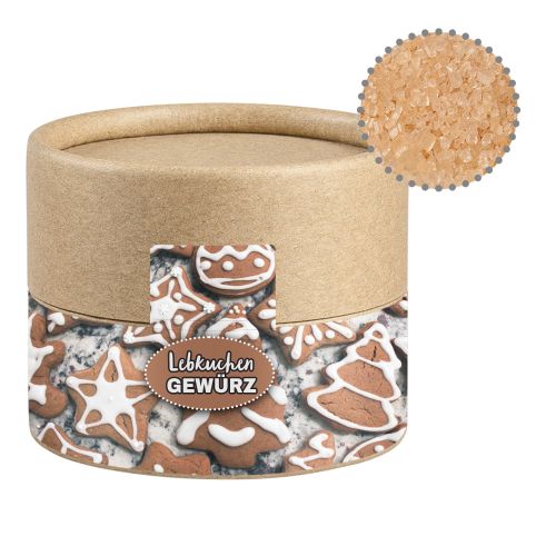 Organic spice mix lebkuchen, ca. 45g, biodegradable eco cardboard can mini with label