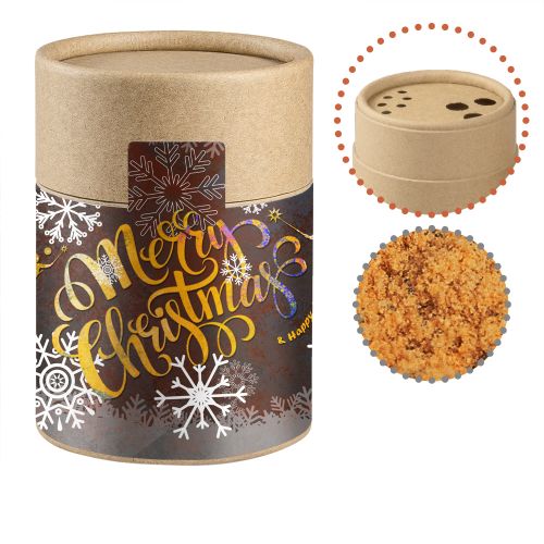 Spice mix printen, ca. 85g, biodegradable eco cardboard shaker with label