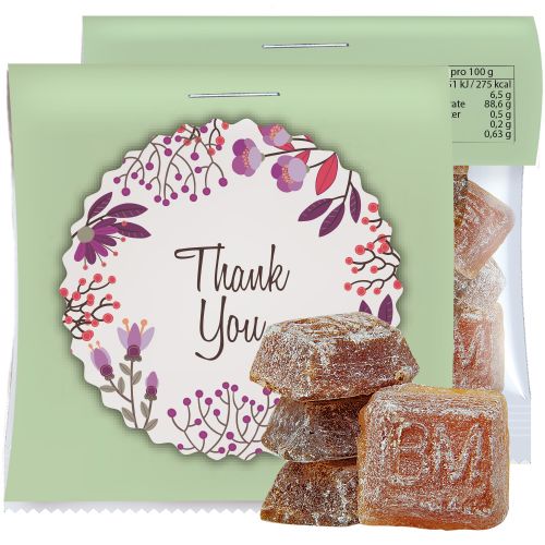 Bavarian malt candy, ca. 17g, express midi bag with promotional flyer