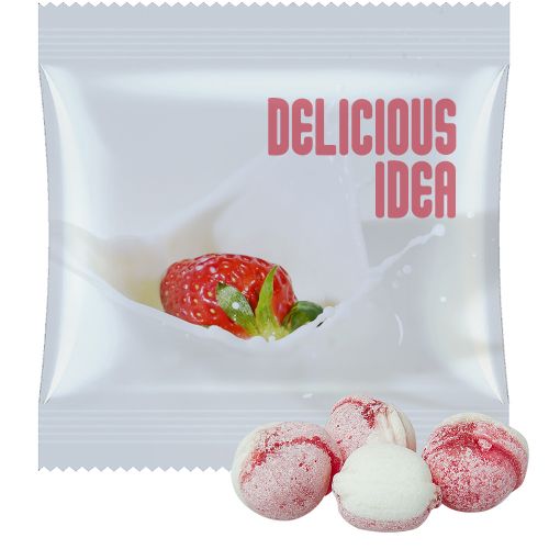 Strawberry yogurt candy, ca. 17g, midi bag